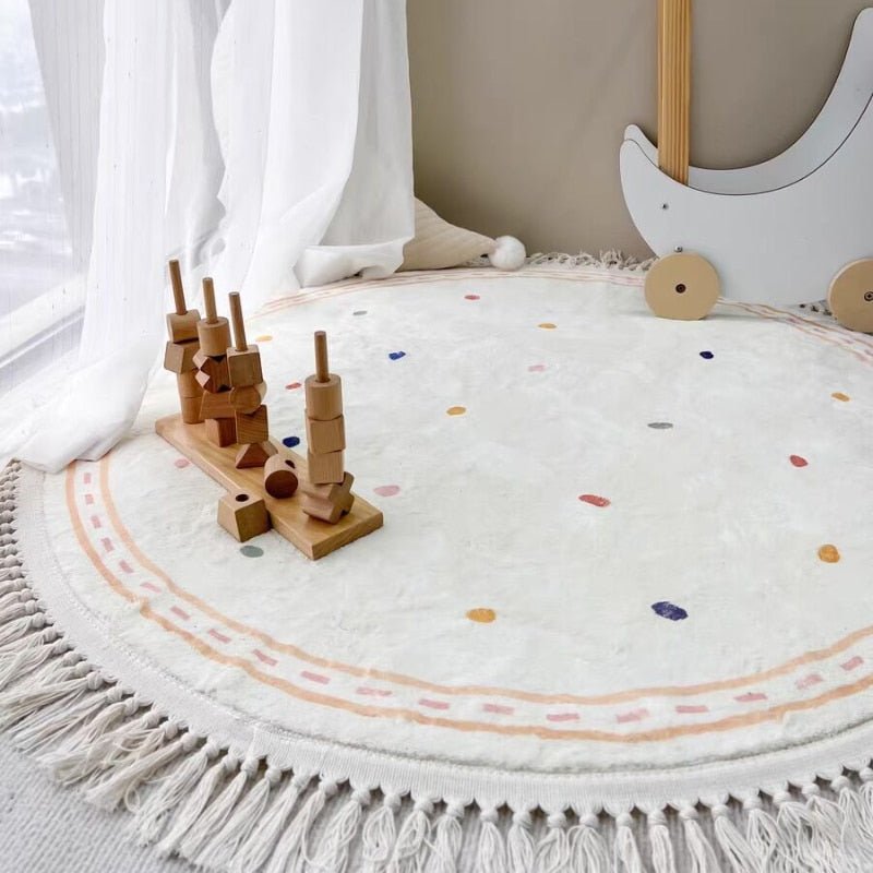 Cute Soft Round Children's Room Floor Mat - Casatrail.com