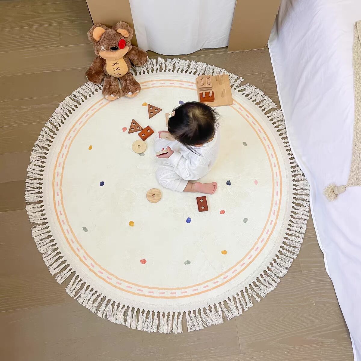 Cute Soft Round Children's Room Floor Mat - Casatrail.com