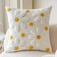 Thumbnail for Cute Throw Pillow Cover For Sofa With Nordic Flower Design - Casatrail.com