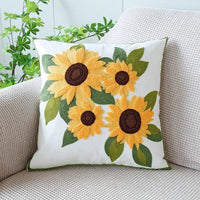 Thumbnail for Cute Throw Pillow Cover For Sofa With Nordic Flower Design - Casatrail.com