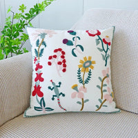 Thumbnail for Cute Throw Pillow Cover For Sofa With Nordic Flower Design - Casatrail.com