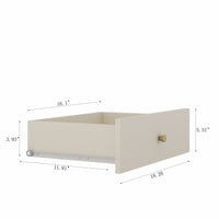 Thumbnail for 3 In 1 Vanity Desk With Mirror And Light, With 2 Drawers And Open Storage Space