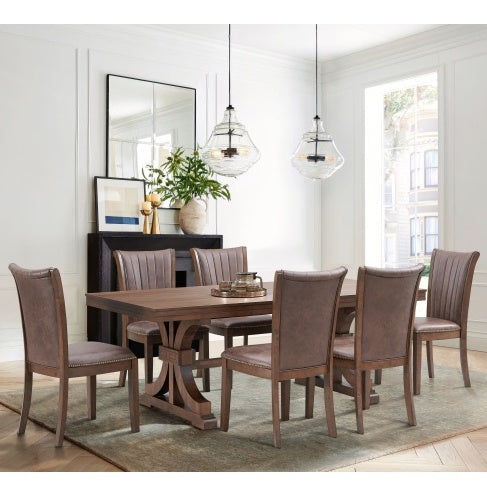 Rectangular Rubber Wood Dining Table
