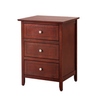 Thumbnail for Transitional Cherry Nightstand For Bedrooms