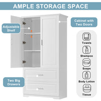 Thumbnail for High Bathroom Storage Cabinet
