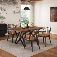 Thumbnail for Indoor Dining Table With Metal Legs