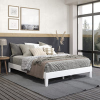 Thumbnail for Nix - Queen Platform Bed - White