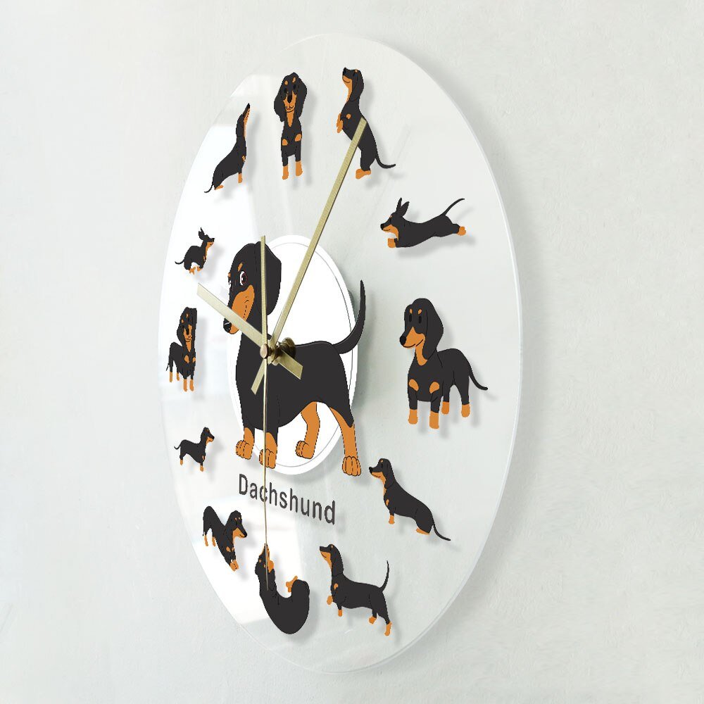 Dachshund Print Wall Clock - Casatrail.com