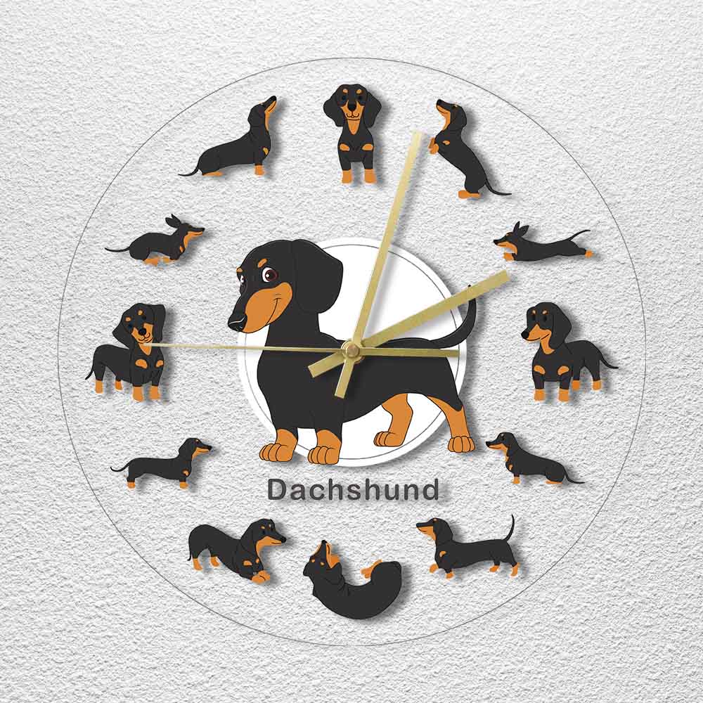 Dachshund Print Wall Clock - Casatrail.com