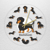 Thumbnail for Dachshund Print Wall Clock - Casatrail.com