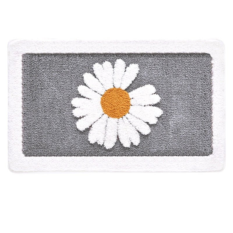 Daisy Bathroom Entrance Door Mat - Casatrail.com