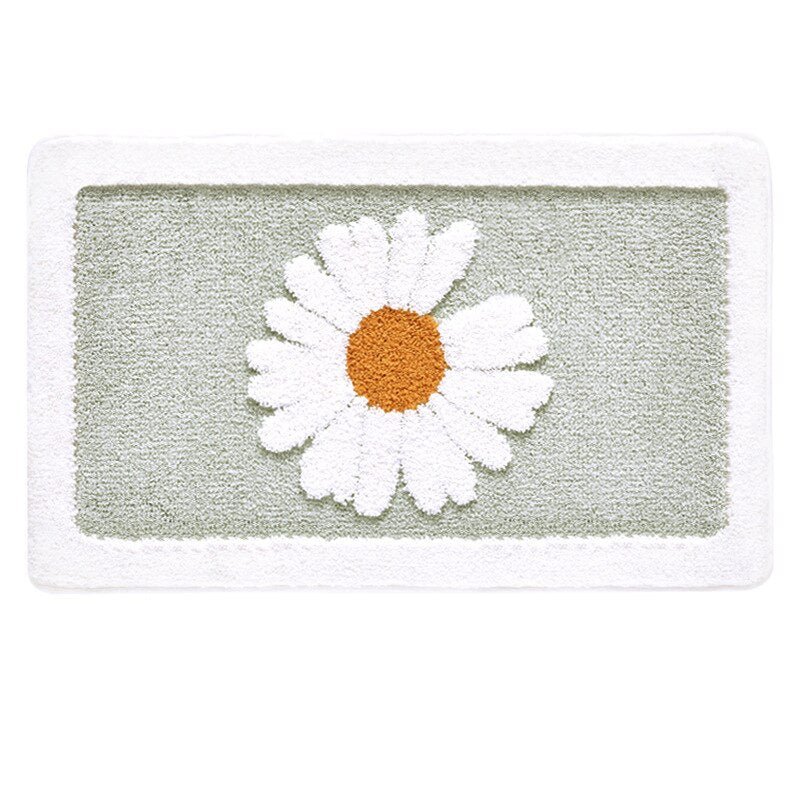 Daisy Bathroom Entrance Door Mat - Casatrail.com