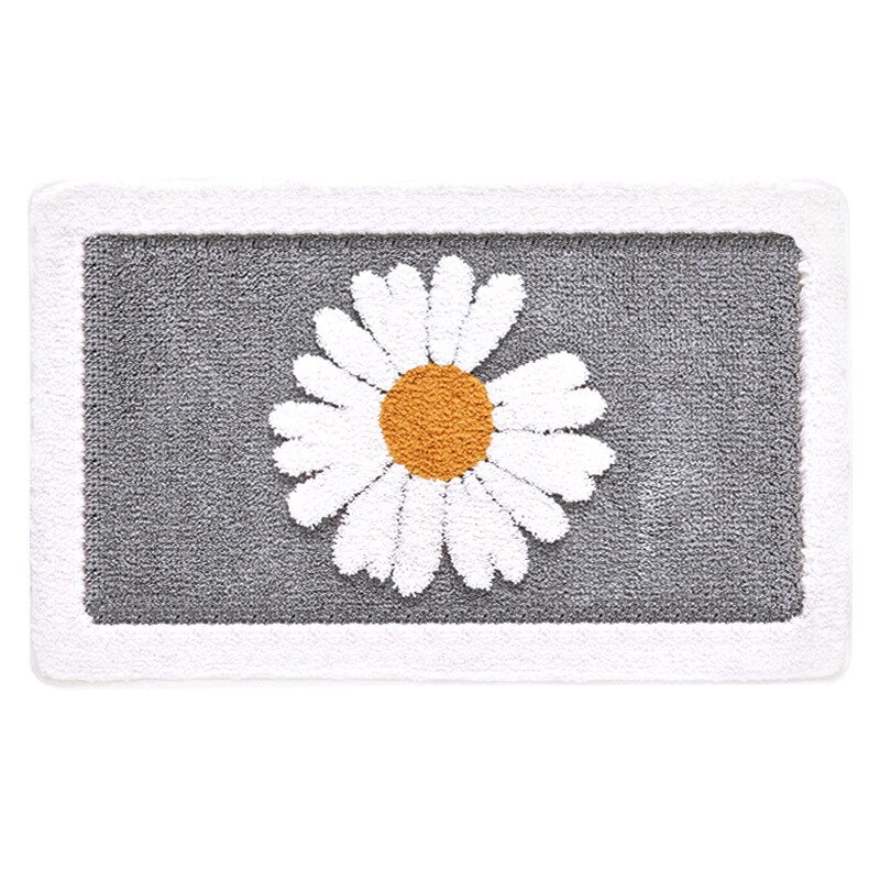 Daisy Bathroom Entrance Door Mat - Casatrail.com