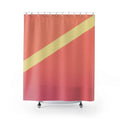 Pink Gradient Abstract Shower Curtains