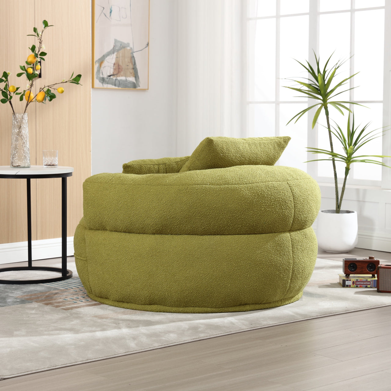 Chenille Sponge single sofa