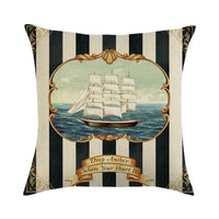 Thumbnail for Decorative Marine Pattern Throw Pillow Cover - Casatrail.com