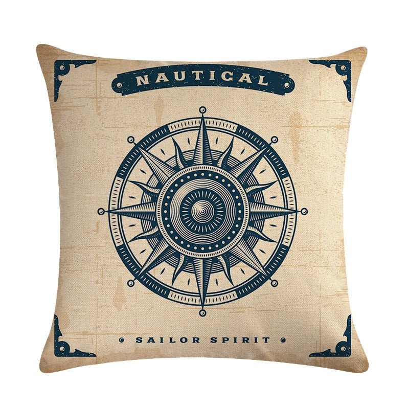 Decorative Marine Pattern Throw Pillow Cover - Casatrail.com