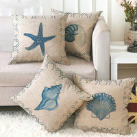 Thumbnail for Decorative Marine Pattern Throw Pillow Cover - Casatrail.com