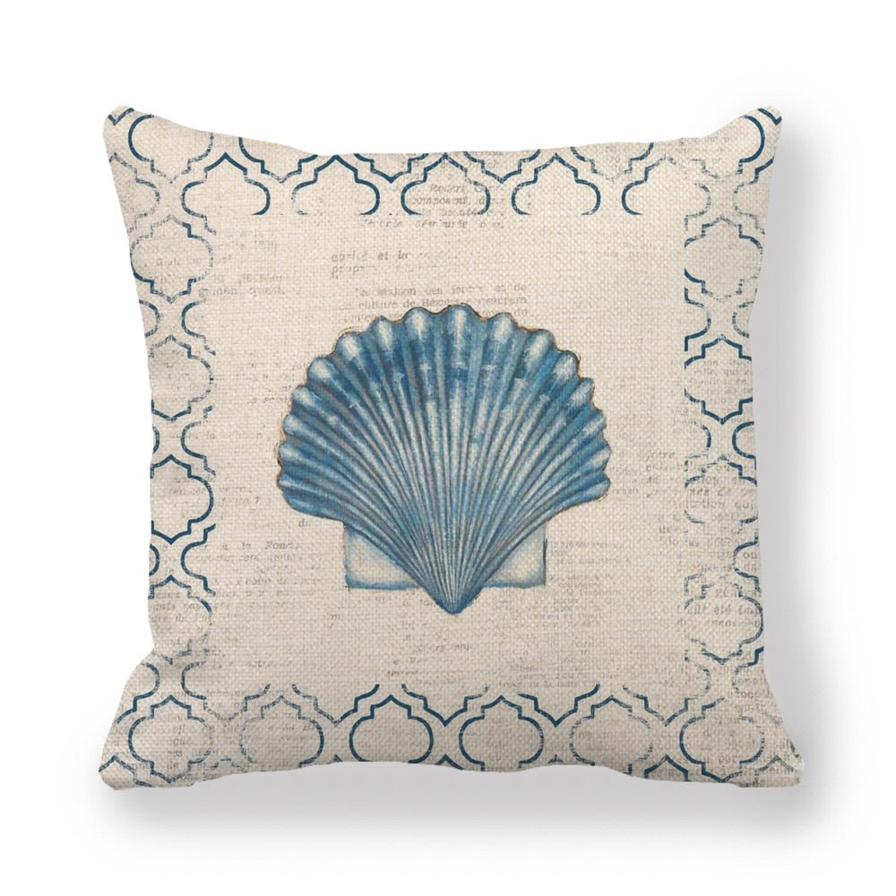 Decorative Marine Pattern Throw Pillow Cover - Casatrail.com