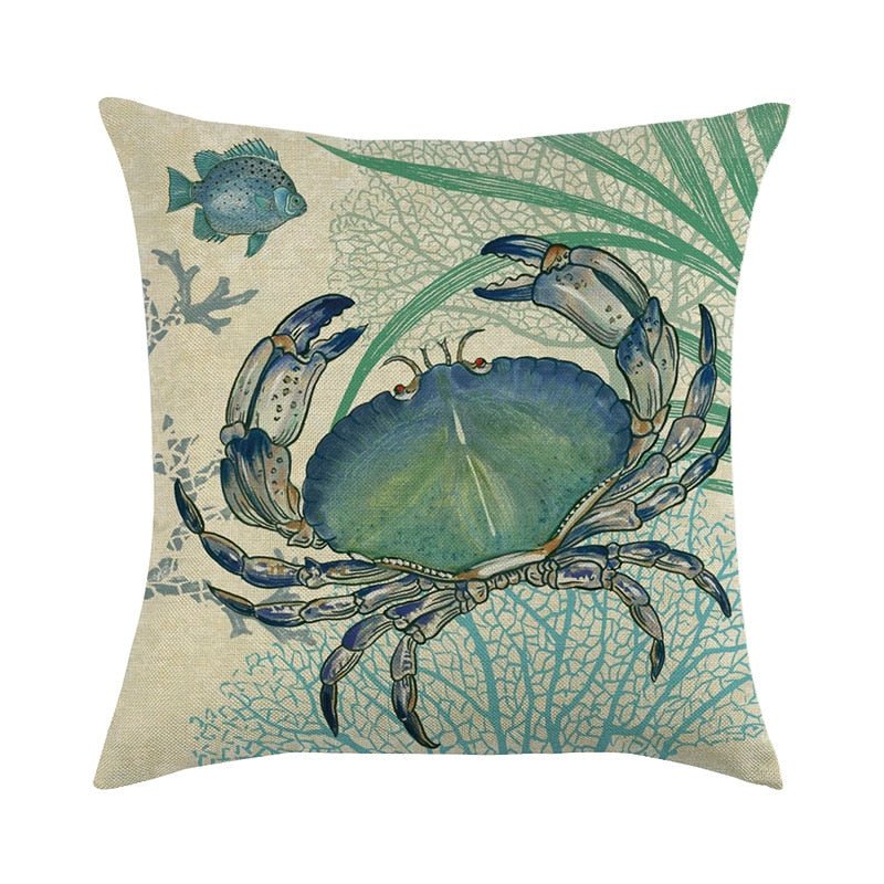 Decorative Marine Pattern Throw Pillow Cover - Casatrail.com