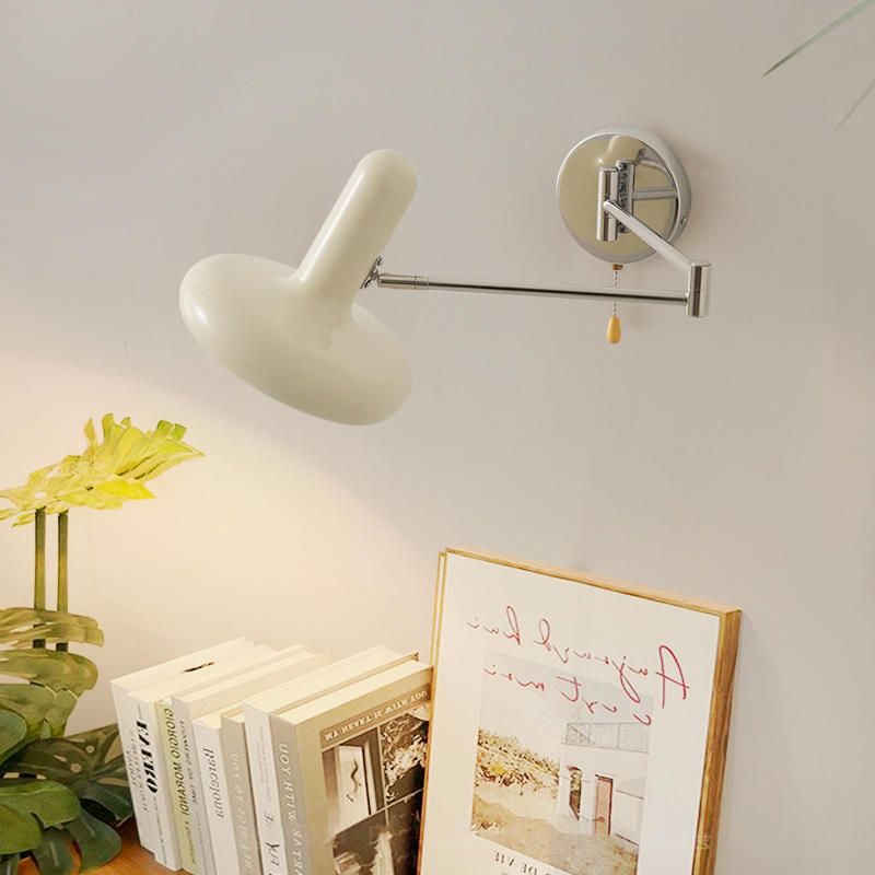 Decorative Wall Reading Light E27 Switch Adjustable Swing Arm Living Study Bedroom Pole Telescopic Wall Light - Casatrail.com