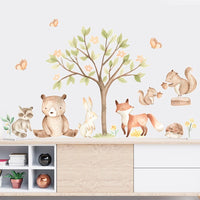 Thumbnail for Deer and Floral Wall Stickers - Casatrail.com