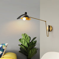 Thumbnail for Designer Rocker Arm Wall Lamp With Swing Iron Arm - Casatrail.com