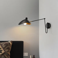 Thumbnail for Designer Rocker Arm Wall Lamp With Swing Iron Arm - Casatrail.com