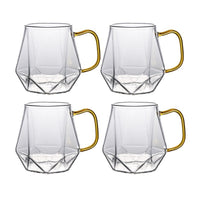 Thumbnail for Diamond Pattern Glass Water Jug Transparent Home Carafe Hot Cold Water Pitcher Heat Resistant Coffee Teapot with Bamboo Wood Lid - Casatrail.com