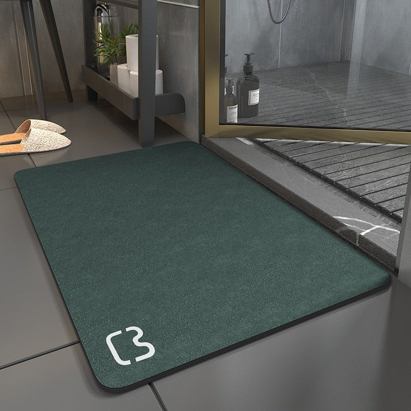 Diatomite Absorbent Non - slip Bath Mat - Casatrail.com