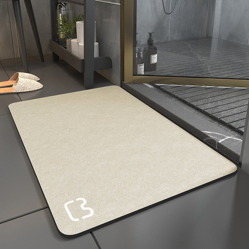 Diatomite Absorbent Non - slip Bath Mat - Casatrail.com