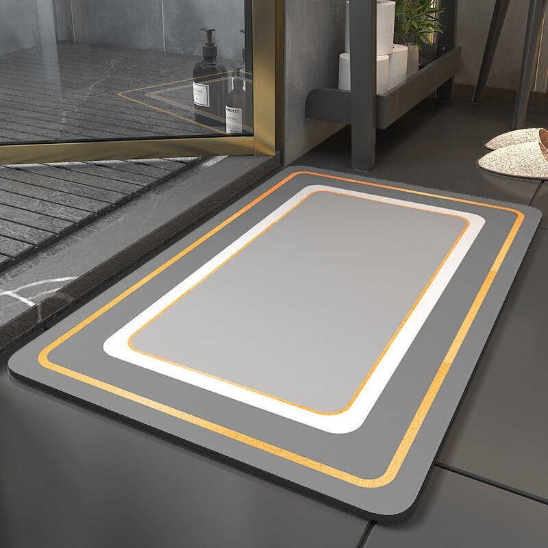 Diatomite Absorbent Non - slip Bath Mat - Casatrail.com