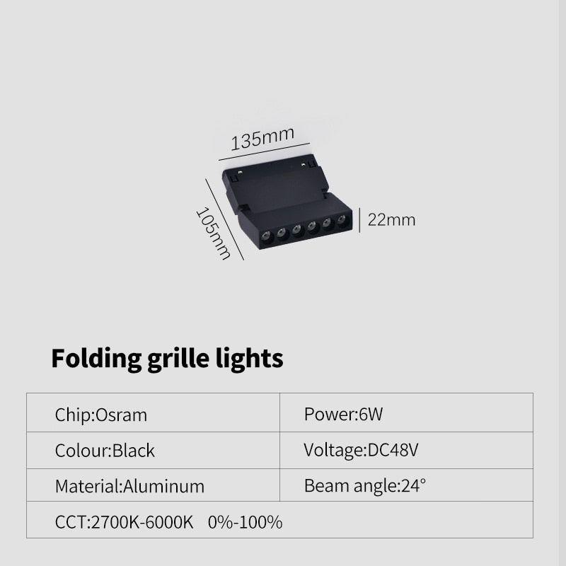 Dimmable Magnetic Track Light - Casatrail.com