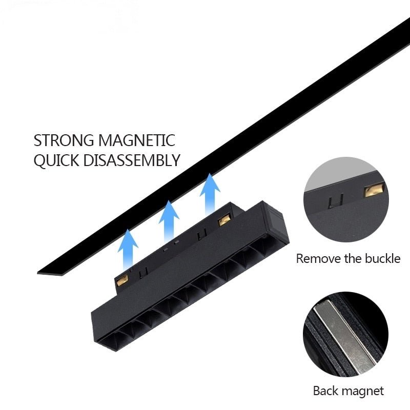 Dimmable Magnetic Track Light - Casatrail.com