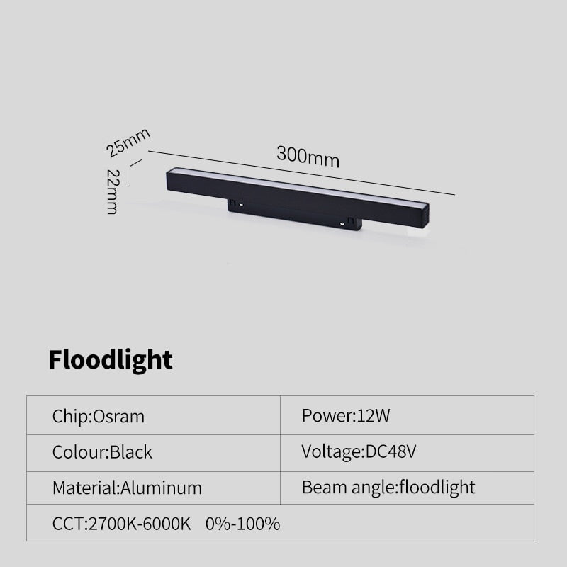 Dimmable Magnetic Track Light - Casatrail.com