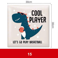 Thumbnail for Dinosaur Bed Headboard Wall Sticker for Kids Room - Casatrail.com