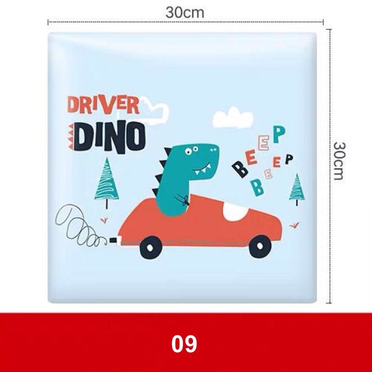 Dinosaur Bed Headboard Wall Sticker for Kids Room - Casatrail.com