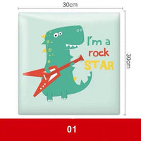 Thumbnail for Dinosaur Bed Headboard Wall Sticker for Kids Room - Casatrail.com