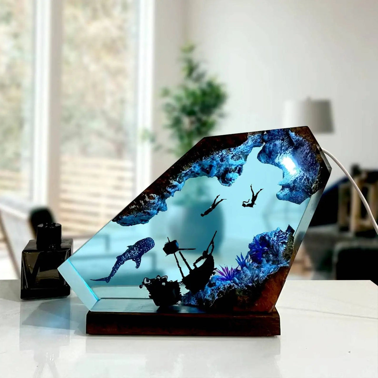 Diving Sunken Ship Themed USB Night Light - Casatrail.com