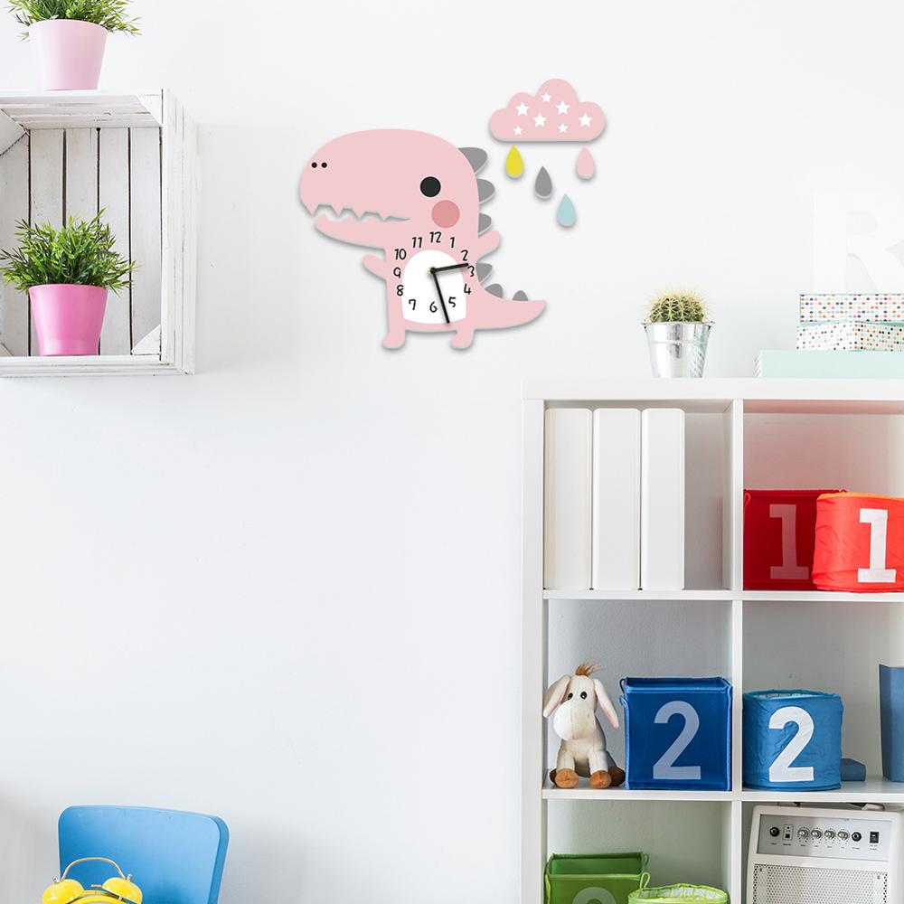 DIY Adhesive Sticker Clock for Children's Room - Casatrail.com