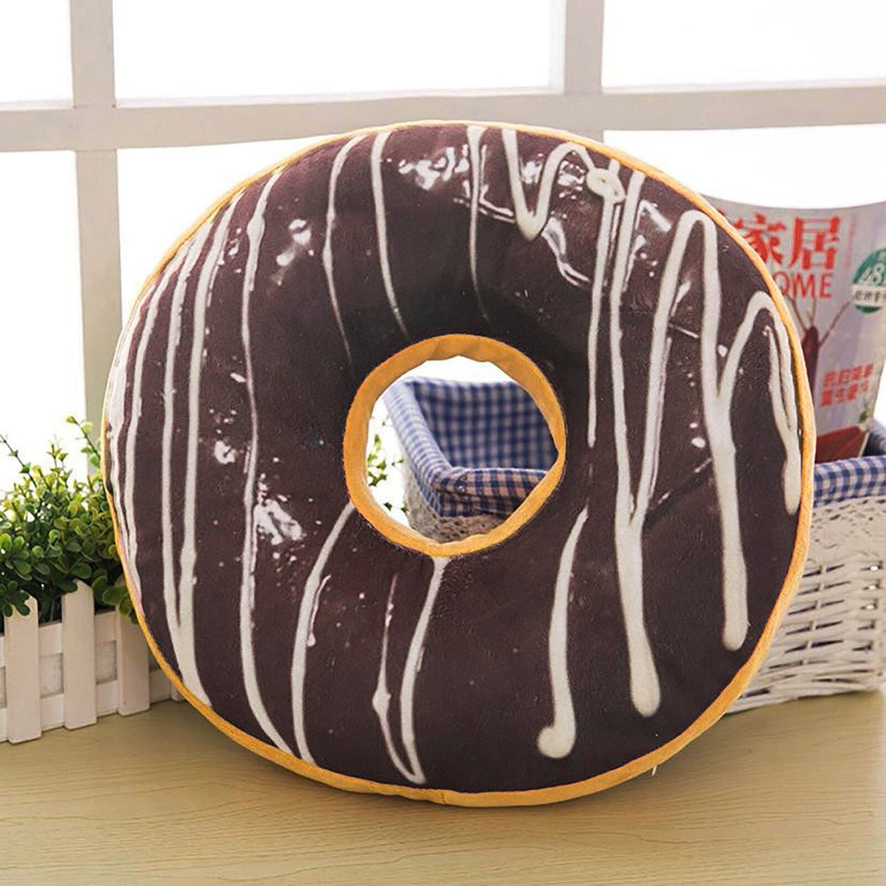 Donut - Shaped Cushion Cover for Home Decor - Casatrail.com