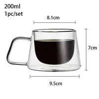 Thumbnail for Double Wall Glass, Heat - resistant Thermos Insulated Cup - Casatrail.com
