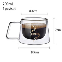 Thumbnail for Double Wall Glass, Heat - resistant Thermos Insulated Cup - Casatrail.com