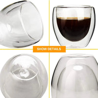 Thumbnail for Double Wall Glass Thermal Cup - Casatrail.com