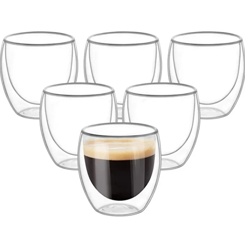 Double Wall Glass Thermal Cup - Casatrail.com