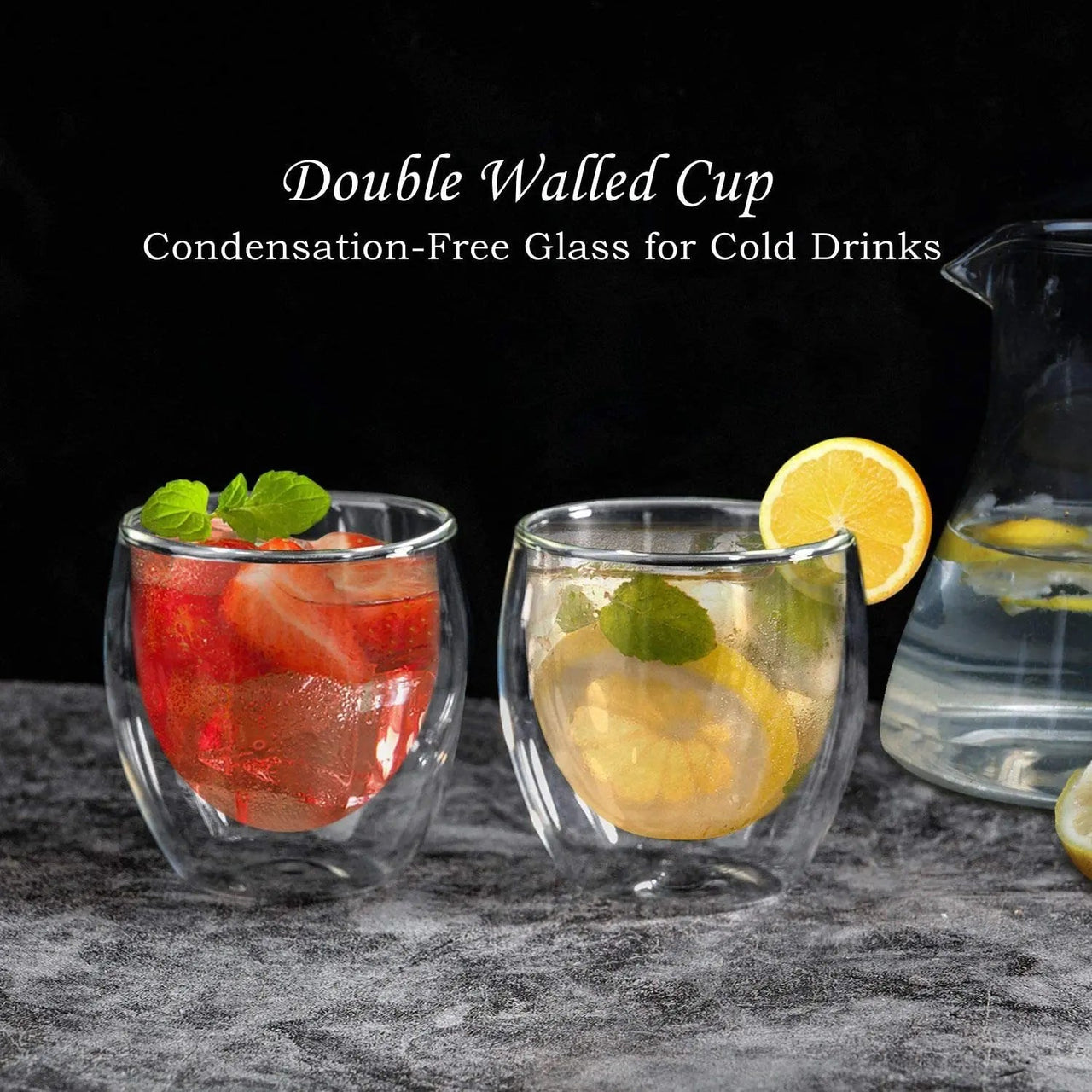 Double Wall Glass Thermal Cup - Casatrail.com