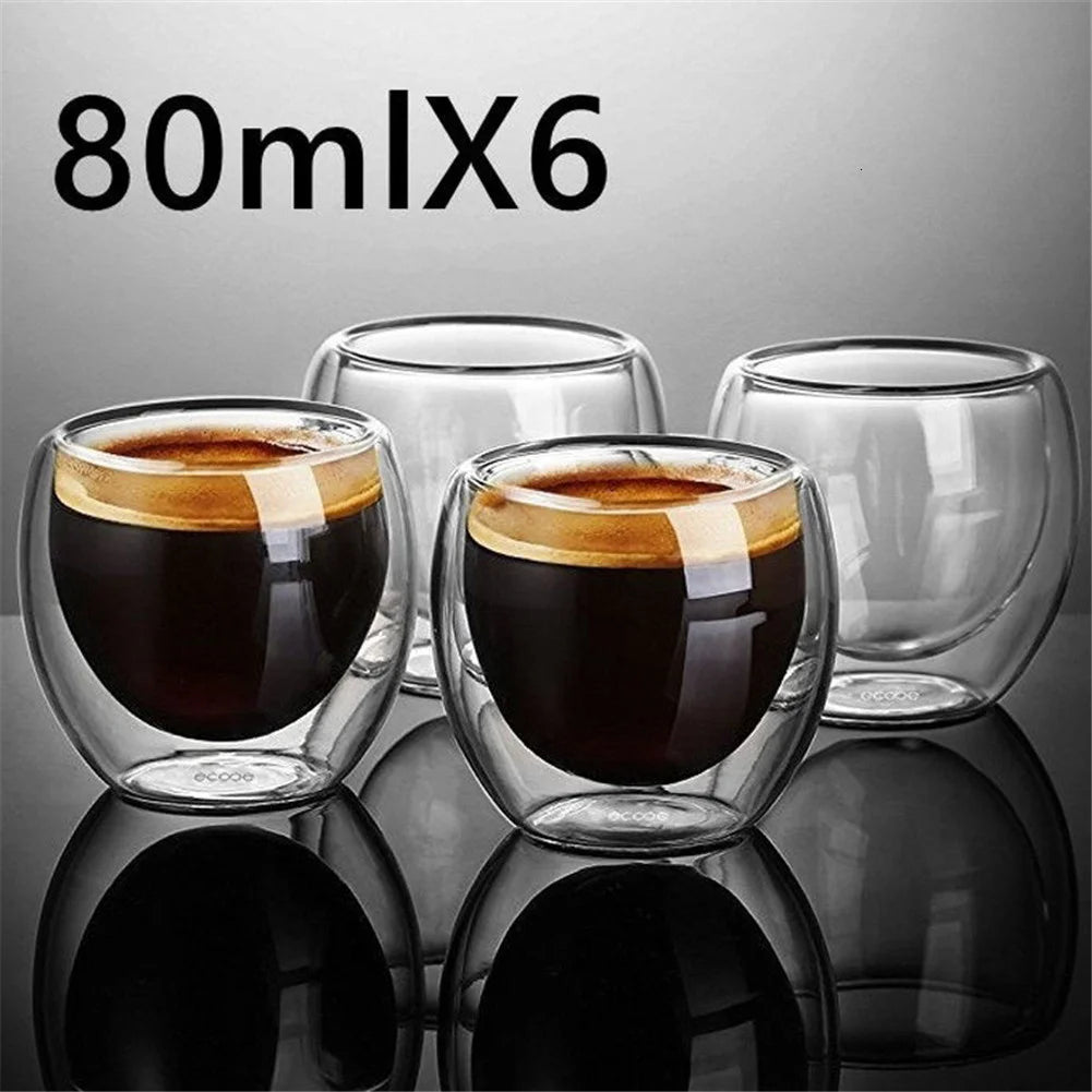 Double Wall Glass Thermal Cup - Casatrail.com