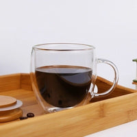 Thumbnail for Double Wall Heat Resistant Glass Cups for Espresso Coffee Set - Casatrail.com