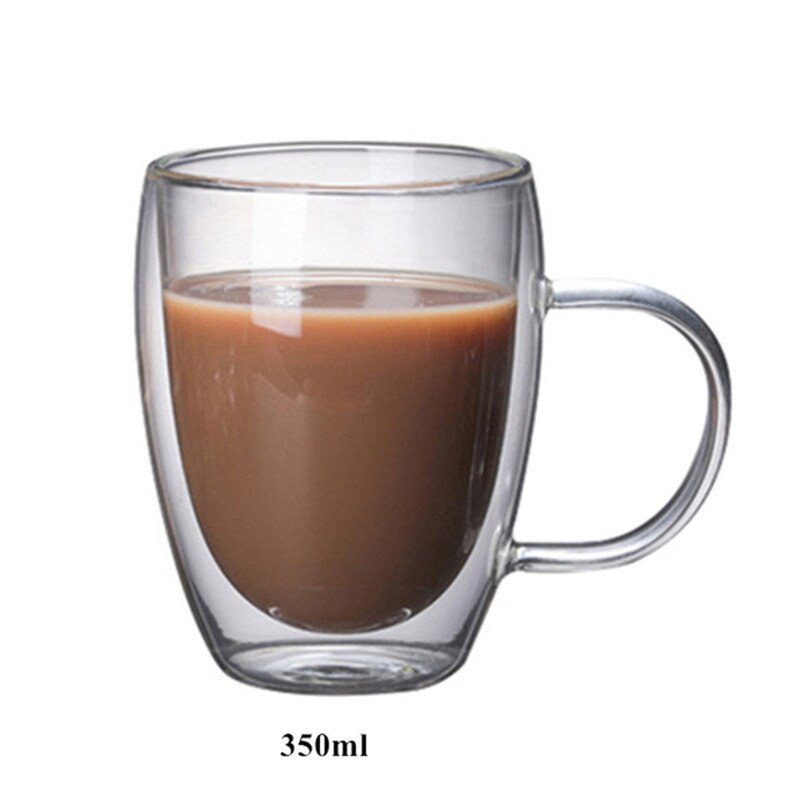 Double Wall Heat Resistant Glass Cups for Espresso Coffee Set - Casatrail.com