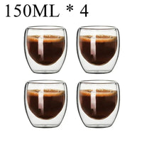 Thumbnail for Double Wall High Borosilicate Glass Mug Set - Casatrail.com